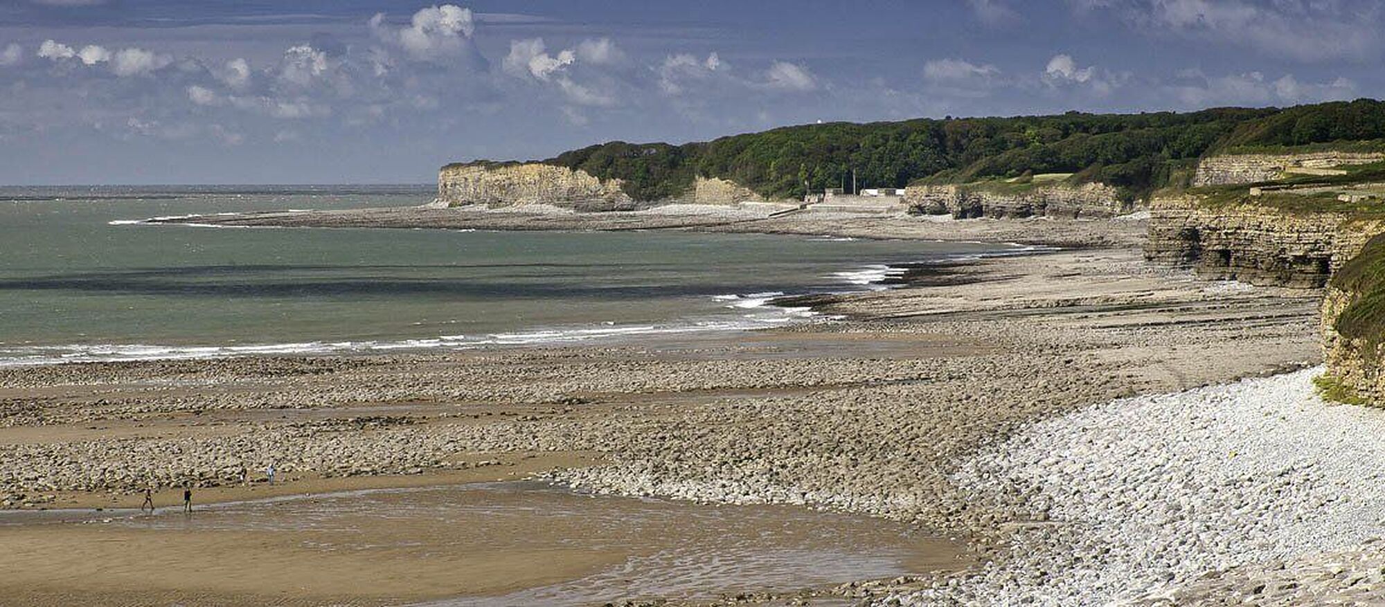 The beach and cliffs at Llantwit Major on the Glamorgan Heritage Coast